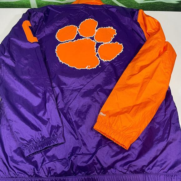 Clemson Tigers Mitchell & Ness Retro Lined Windbreaker Jacket - Picture 2 of 4